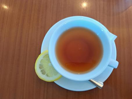 紅茶　レモン　② レモンティー,カフェ,ドリンクの写真素材