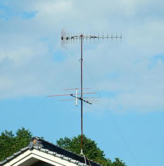 【風景写真】テレビ受信アンテナ 【風景写真】テレビ受信アンテナの写真