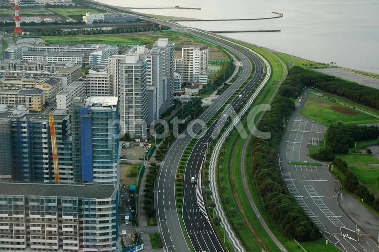 海浜幕張エリア高層階からの眺め200608_10 海浜幕張,千葉,幕張の写真素材