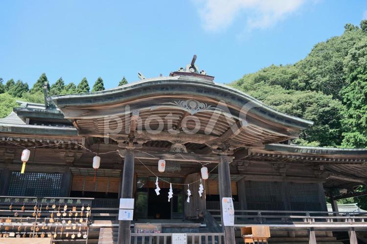 函館八幡宮 神社,函館八幡宮,パワースポットの写真素材