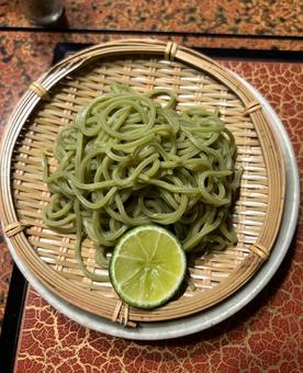 Green tea soba, JPG