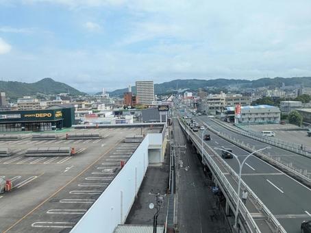 福山市街の風景 福山市街の風景の写真