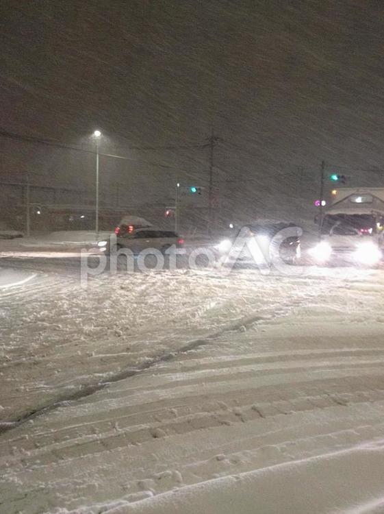 blizzard 雪,吹雪,風の写真素材