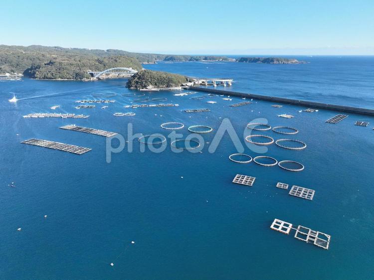 和歌山県最南端の串本町 ドローン空撮 串本町,和歌山県,最南端の写真素材