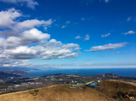 山の上からの風景 山の上からの風景の写真