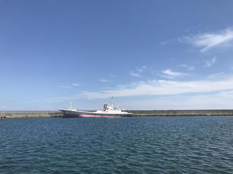 Photo, ferry, port, sea, 