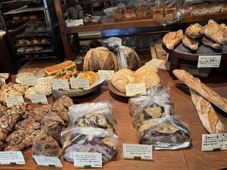 美味しそうなパン売り場 パン,パン屋さん,ベーカリーの写真素材