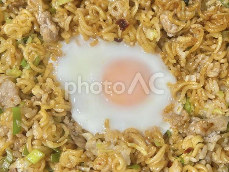 そばめし　めだまやき そばめし,たまご,めだまやきの写真素材
