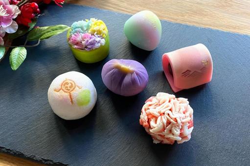 和菓子 和菓子,伝統,お菓子の写真素材