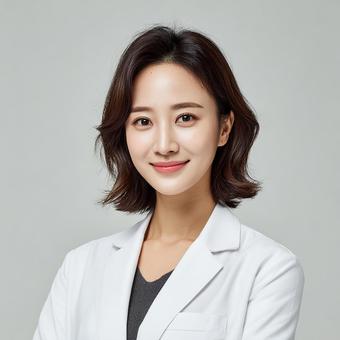 優しい笑顔の女性医師のポートレート 優しい笑顔の女性医師のポートレートの写真