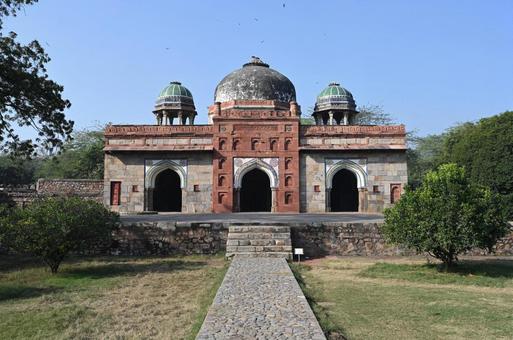 フマユーン廟 フマユーン廟 インド,デリー,名所の写真素材