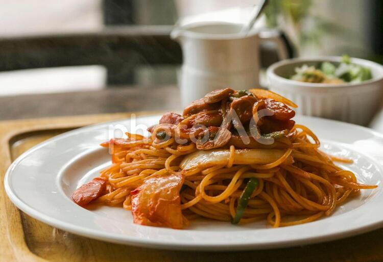 懐かしのナポリタン スパゲッティ,ナポリタン,パスタの写真素材