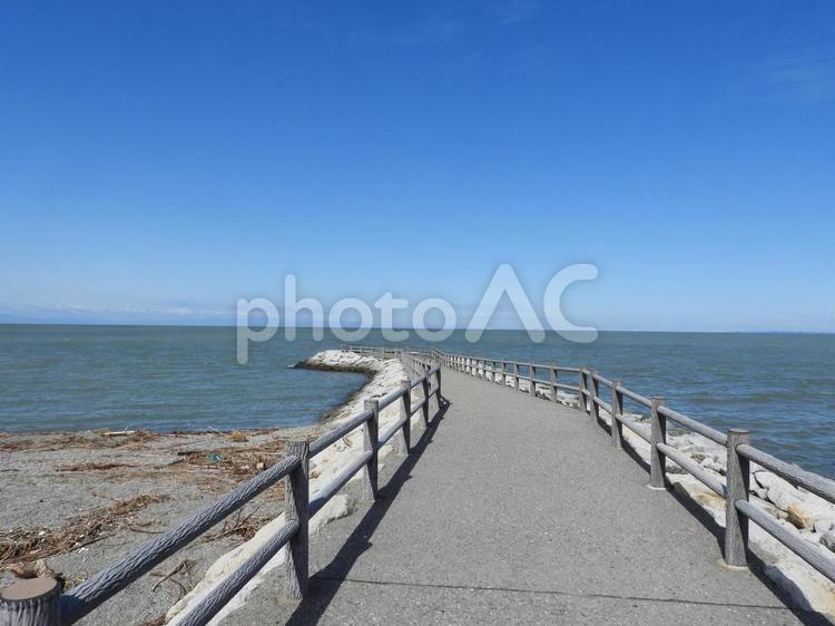 二見浦海岸の波止場 二見浦海岸の波止場,波止場,波止の写真素材
