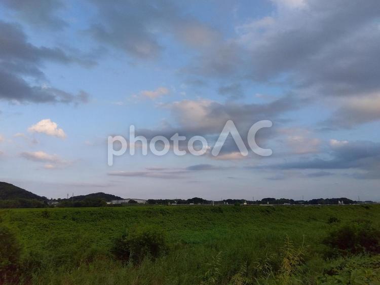 栃木県佐野市風景 栃木県,佐野市,田舎の写真素材