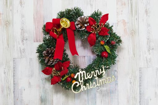 おしゃれなクリスマスリース クリスマス,12月,クリスマスリースの写真素材