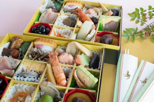 おせち料理 おせち,おせち料理,日本料理の写真素材