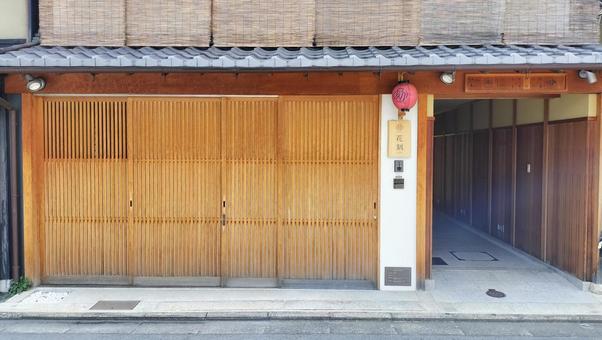京都 町家 京都 町家 京都,町家,格子戸の写真素材