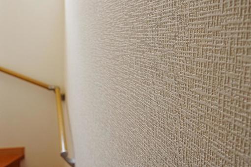 階段まわり 壁,ベージュ,アイボリーの写真素材