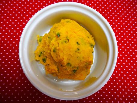 かぼちゃサラダ かぼちゃサラダ,美味しい,食べものの写真素材