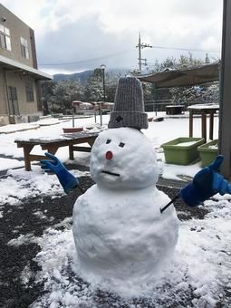 ⛄️雪だるま⛄️ ⛄️雪だるま⛄️ 冬,家族,スノーマンの写真素材