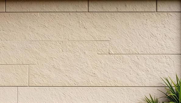 ベージュニュアンス壁の塗装テクスチャ背景の写真