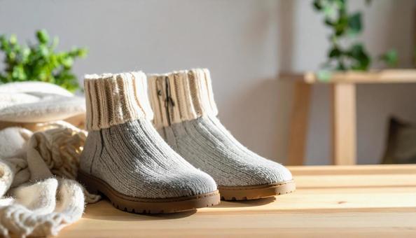 温かくておしゃれなルームシューズ 温かくておしゃれなルームシューズの写真