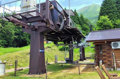 【鳥取県】大山桝水高原天空リフト 【鳥取県】大山桝水高原天空リフト 大山,鳥取,鳥取県の写真素材
