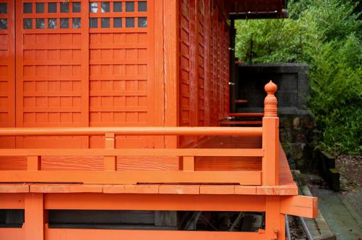 神社の本堂 神社の本堂の写真