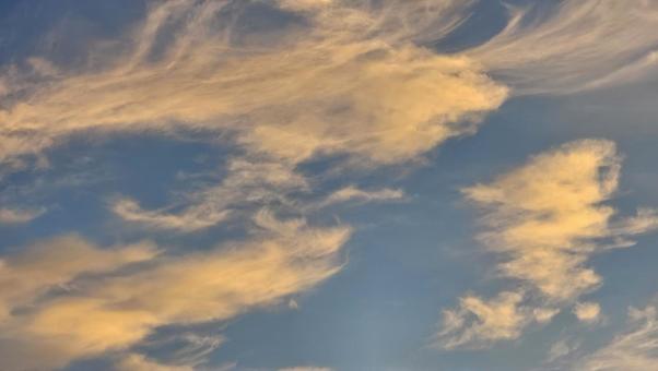 黄色の夕焼け 黄色の夕焼け 自然,空,夕焼けの写真素材