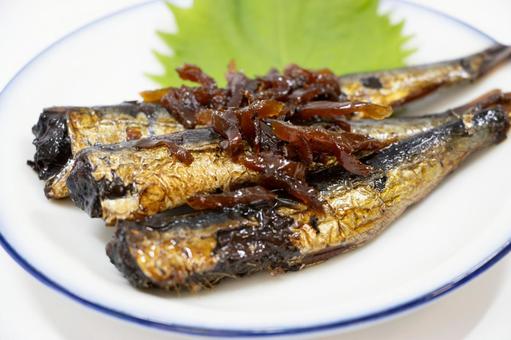 いわし甘露煮 いわし甘露煮,いわし,甘露煮の写真素材