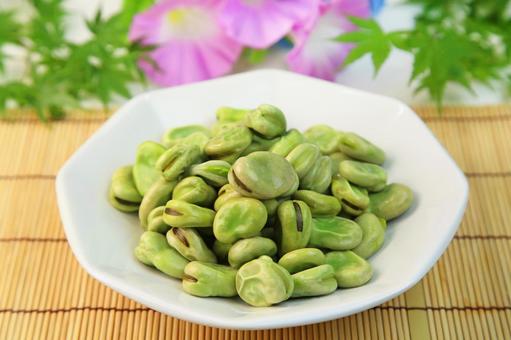 そら豆 そら豆,豆,塩ゆでの写真素材