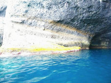 海の洞窟 海の洞窟の写真