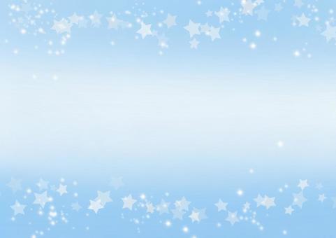 Star star shape star pattern glitter frame blue Star star shape star pattern glitter frame blue