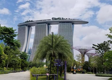 シンガポールの旅 シンガポールの旅 シンガポール,マリーナベイサンズ,ホテルの写真素材