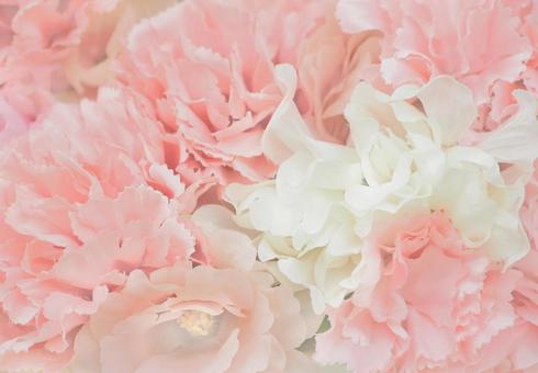 ピンクのかわいい花束バックグラウンド素材 ピンクのかわいい花束バックグラウンド素材 ローズ,薔薇,フローラルの写真素材