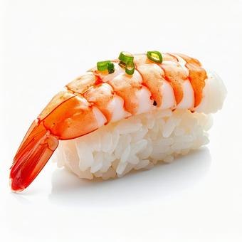 エビの握り寿司 エビの握り寿司の写真