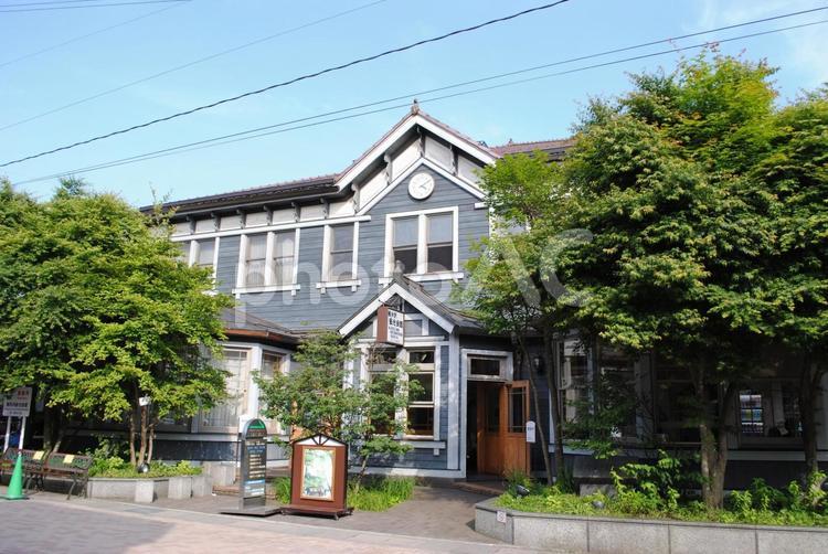 旧軽井沢観光会館 長野県,軽井沢町,旧軽井沢の写真素材