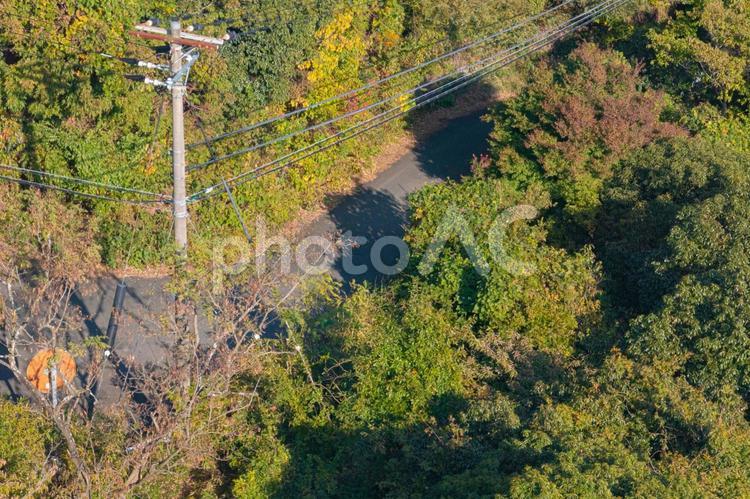 ロープウェイからの景色 名所,観光スポット,自然の写真素材