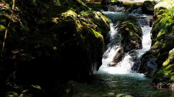 Soothing ~ A small waterfall in the forest, JPG Soothing ~ A small waterfall in the forest, JPG