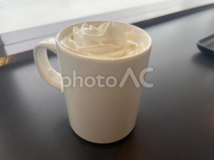 コーヒー　ウィンナーコーヒー⑥ コーヒー,カフェ,ホットコーヒーの写真素材