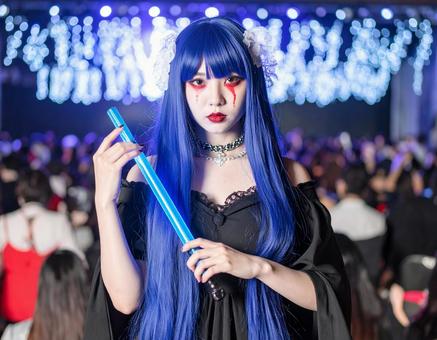 地雷系女子今日は推しに合える大事なライブ 地雷系女子今日は推しに合える大事なライブ 地雷系,推し活,女子の写真素材