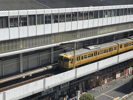 福山駅 福山駅,福山城,福山市の写真素材