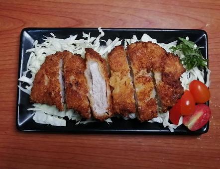 とんかつ とんかつ とんかつ,トンカツ,揚げ物の写真素材