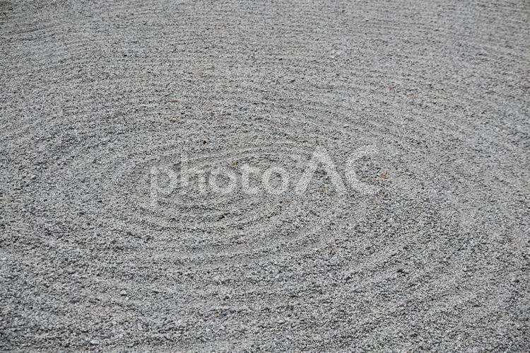 枯山水の模様 延暦寺,滋賀,枯山水の写真素材