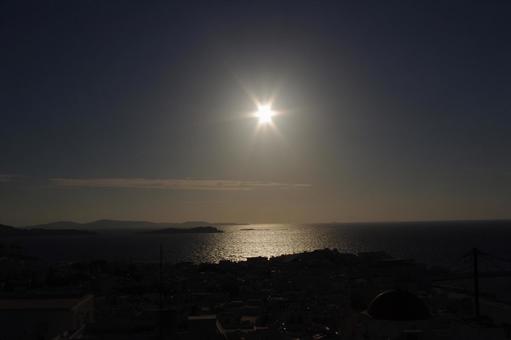 Sunset over the Aegean Sea, JPG Sunset over the Aegean Sea, JPG
