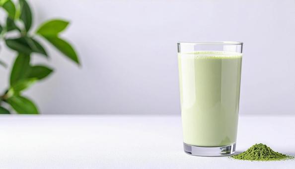 抹茶ミルクの写真