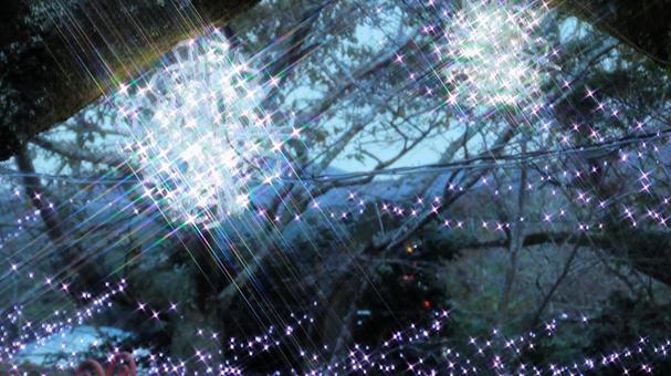 御殿場高原時之栖のイルミネーション イルミネーション,夜景,ライトアップの写真素材