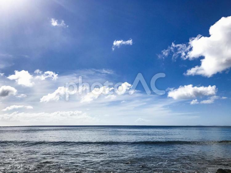 沖縄　海　日差し 沖縄,海,日差しの写真素材