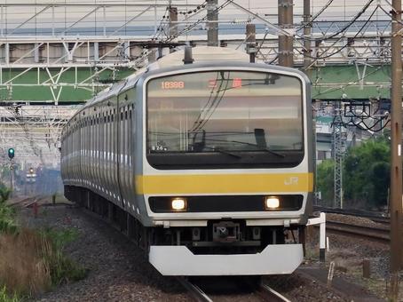 総武線 E231系0番台 幕張本郷駅 総武線 E231系0番台 幕張本郷駅 e231系,0番台,中央線の写真素材