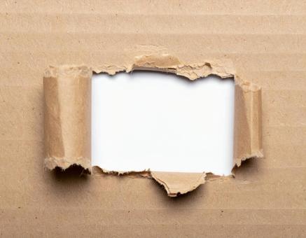 破れた段ボール03 破れた段ボール03の写真